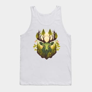 Nature Lover Deer - Designs for a Green Future and Hunters Tank Top